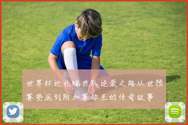 世界杯巡礼瑞典队逆袭之路从世预赛垫底到附加赛称王的传奇故事